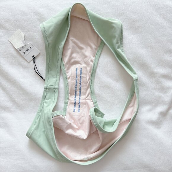 Shade & Shore NWT Sage green lowest coverage extra cheeky bikini bottoms… - Picture 9 of 11